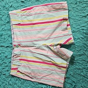Crown & Ivy Strip Caroline Shorts